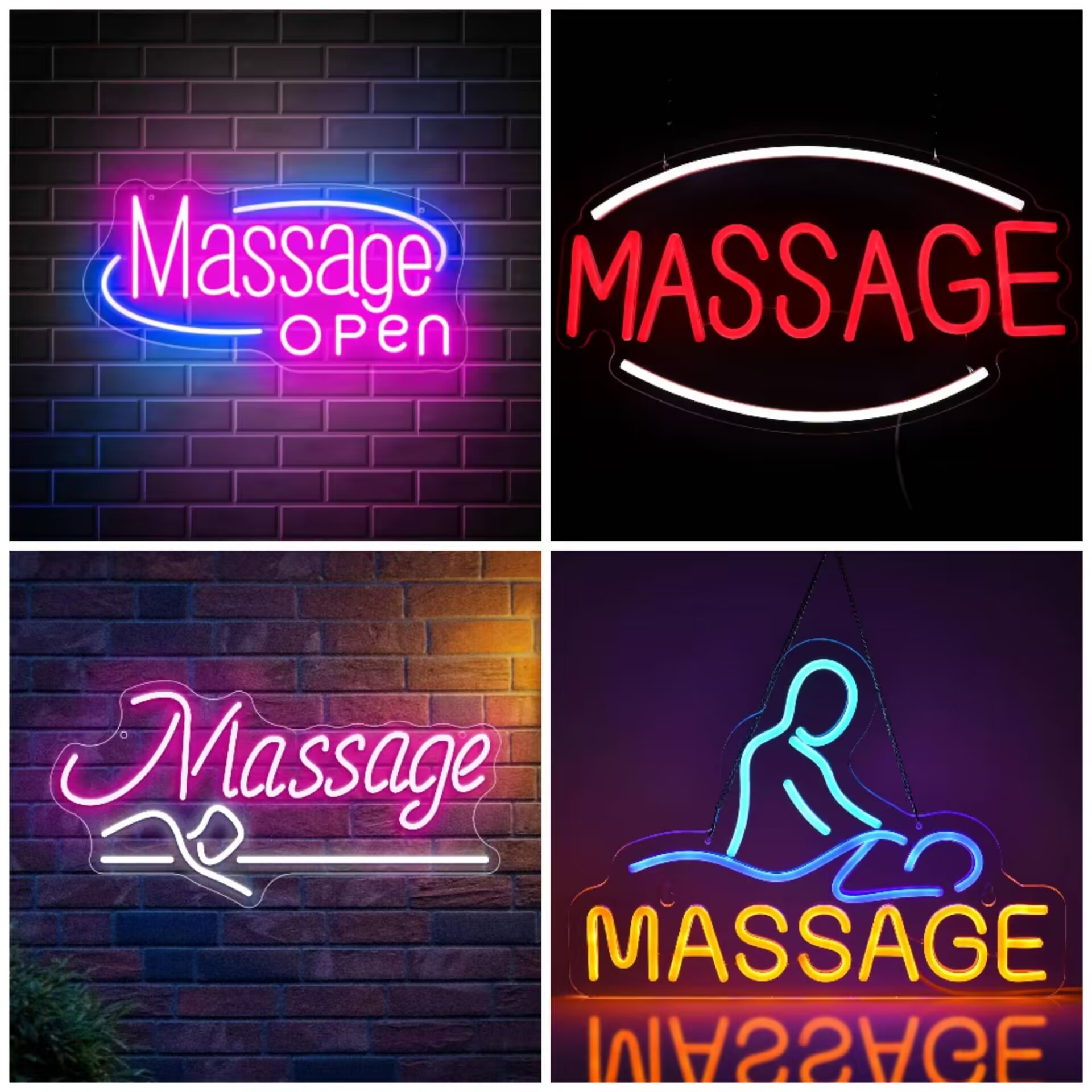 Massage-Spa LED-Neonschild Dim – Wellness Spa And Salon Bewertung und Preis